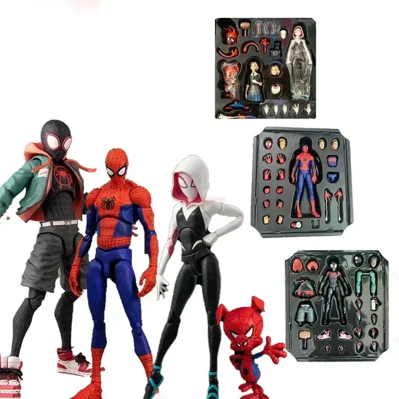 Model Kit Spiderman - 2024 Miles Gwen Peter Actionfigur Anime