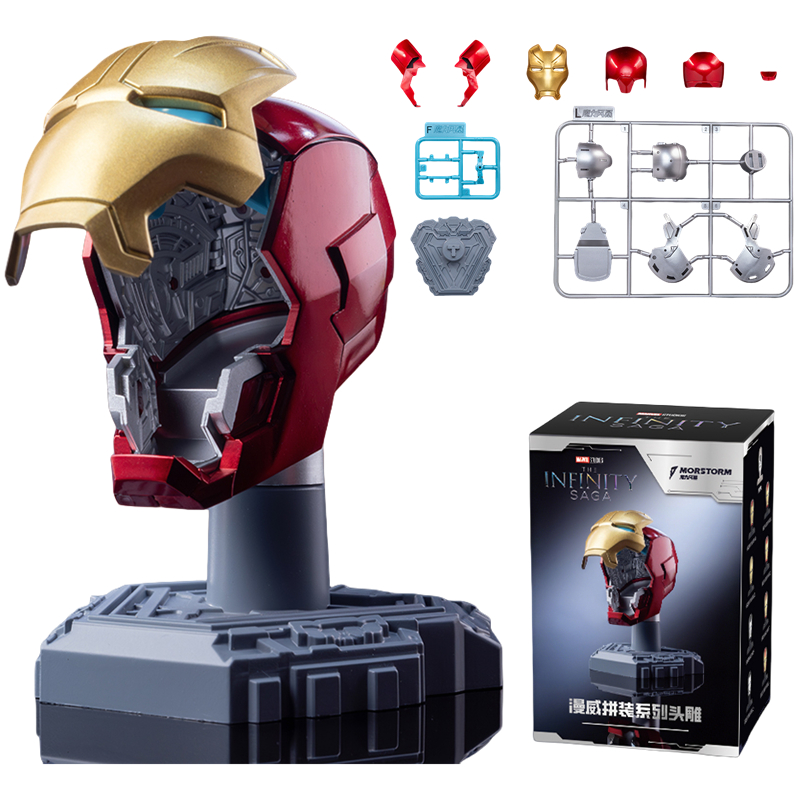Model Kit Spiderman - Original Iron Man Helmmaske 9 Stile
