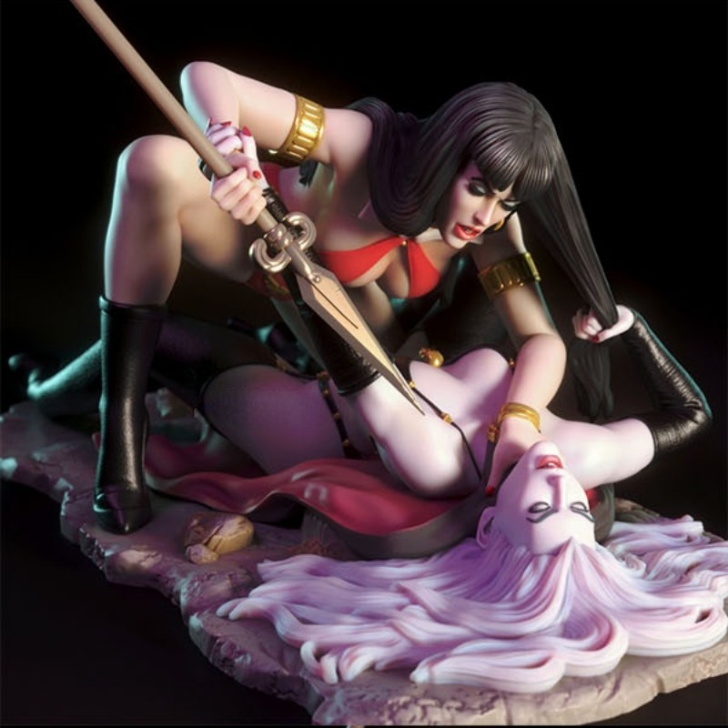 Model Kit Vs Figure - Vampire lla im Maßstab 1/24 gegen