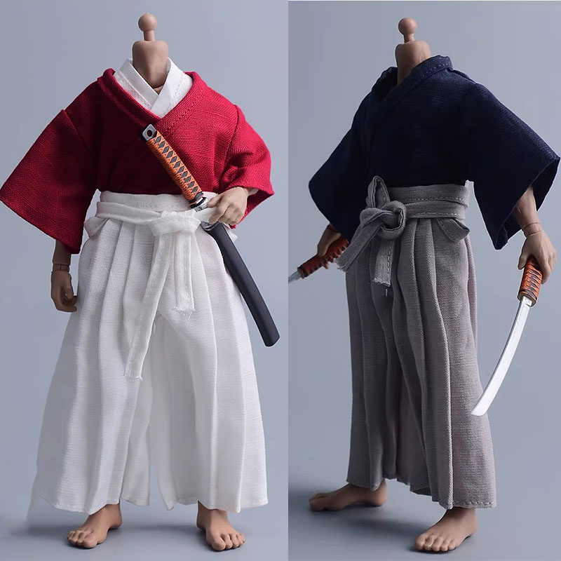 Model Kit Bocchi - Maßstab 1:12, männliches japanisches Samurai-Kostüm, Cosplay-Kleidung,