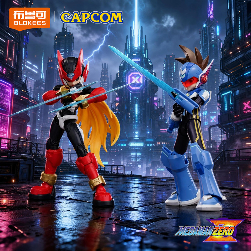 Model Kit Zero - BLOKEE ROCKMAN Modellbausatz 17cm/6,8 Zoll Shooting