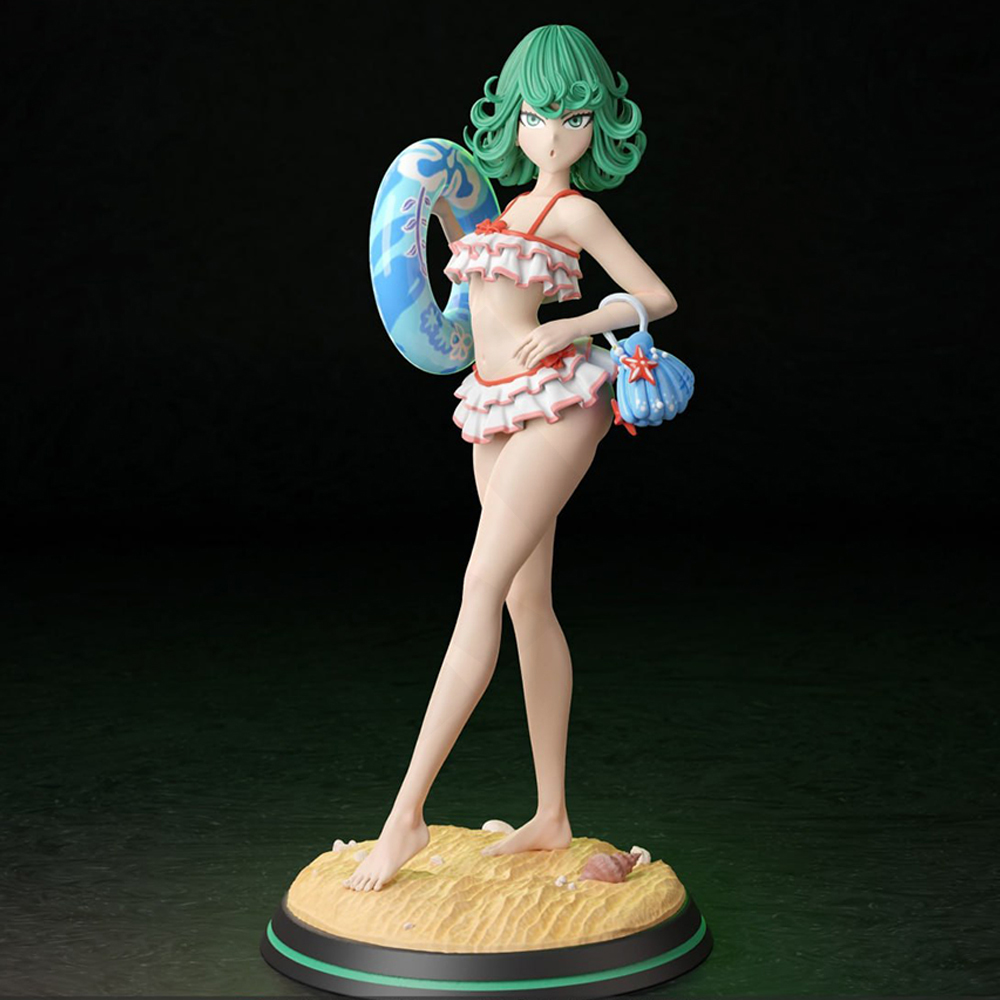 Model Kit Baki - 1/24 3D-Druck Modellbausatz Strandmädchen Harz-Figur Modellbausatz