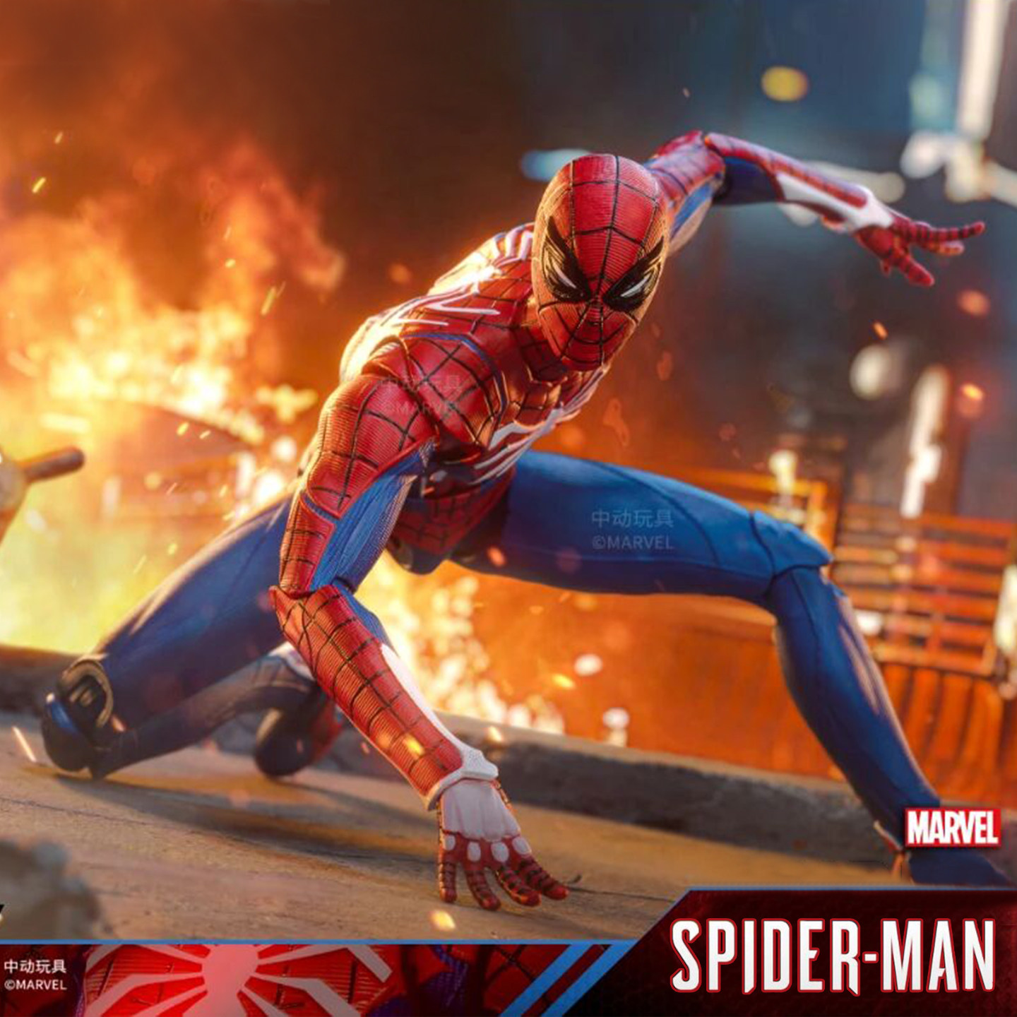 Model Kit Spiderman - Zd Toys Marvel Spiderman Actionfigur mit