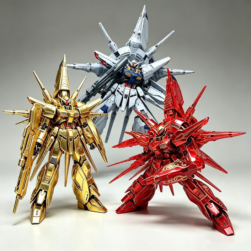 Model Kit Baki - Anime Montage-Mecha-Modellbausatz MG 1/100 Providence Options