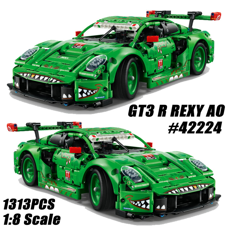 Model Kit F1 - Technisches 1313-teiliges 1:8 Maßstab GT3 Rennwagen