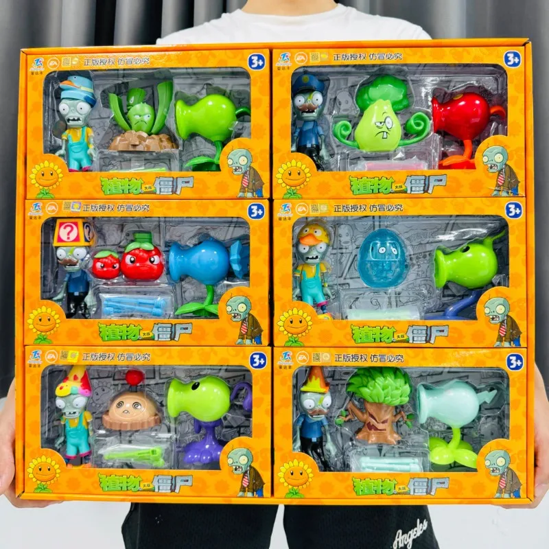 Model Kit Vs Figure - Beliebte Plants vs. Zombies Komplettset Cartoon-