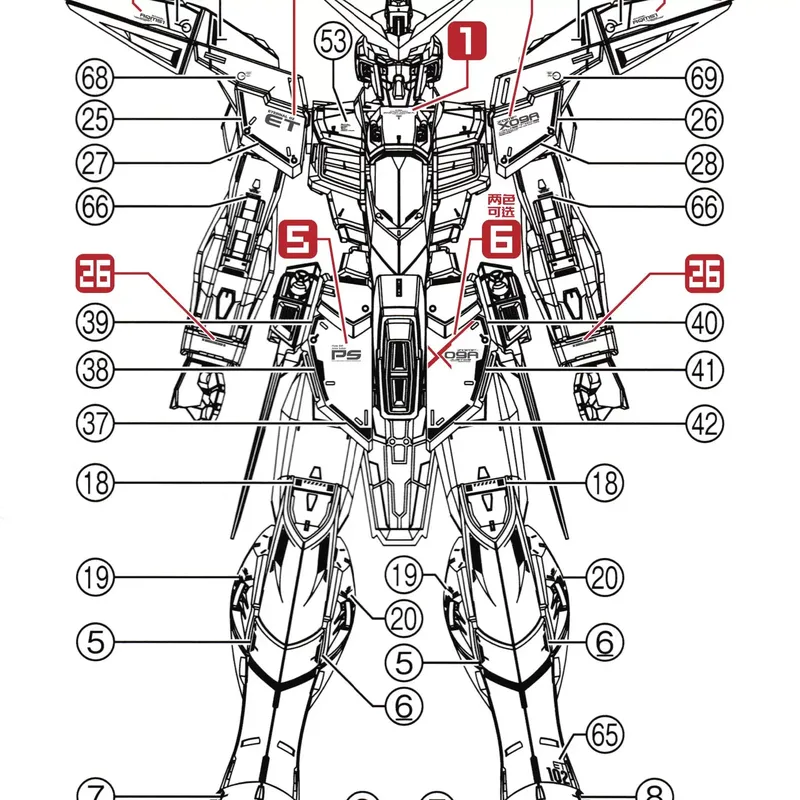 Sanhong Domain MG 1/100 Justic – Model Kit Water Decal Bewertung und Preis