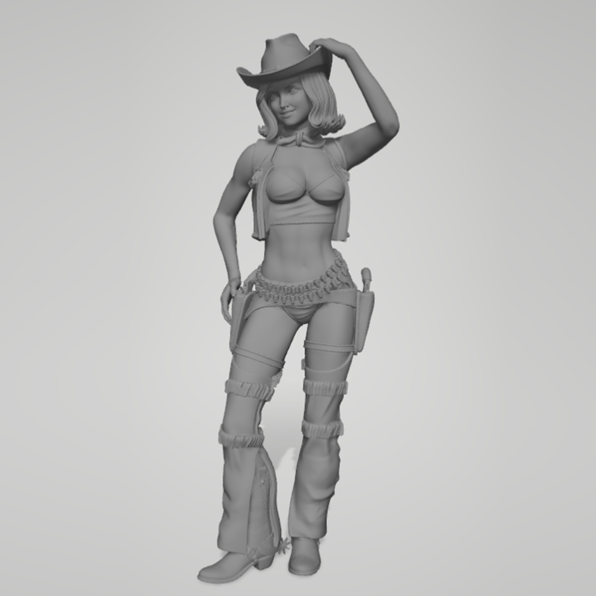 1/24 1/18 1/12 Cowboy-Mädchen  – Model Kit Fantasy Bewertung und Preis