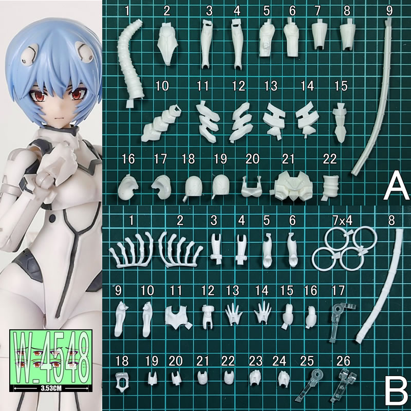 (Auf Lager) (W_4548) Rei Ayana – Model Kit Evangelion Bandai Bewertung und Preis