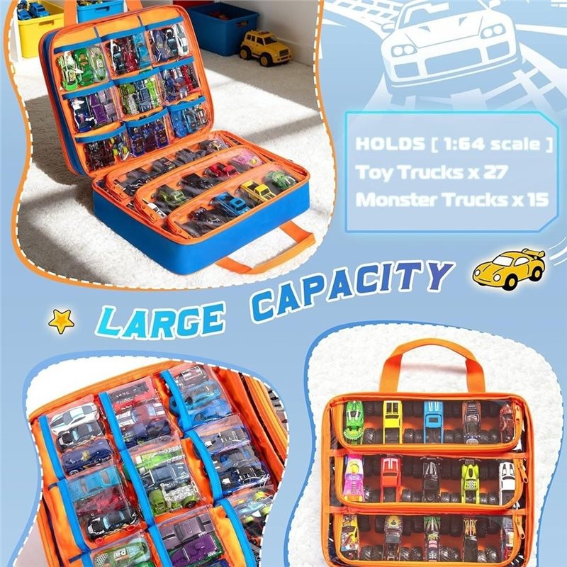 MACH- Truck-Aufbewahrungskoffe – Hot Wheels Car Monster Trucks Bewertung und Preis