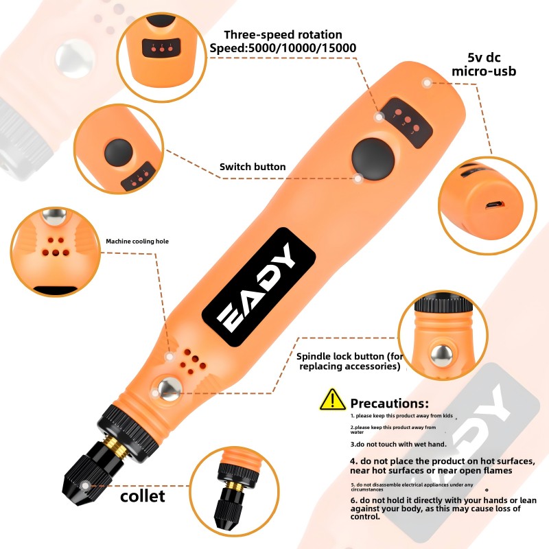 USB-Akku-Rotationswerkzeug-Set – Model Kit Tools Bewertung und Preis