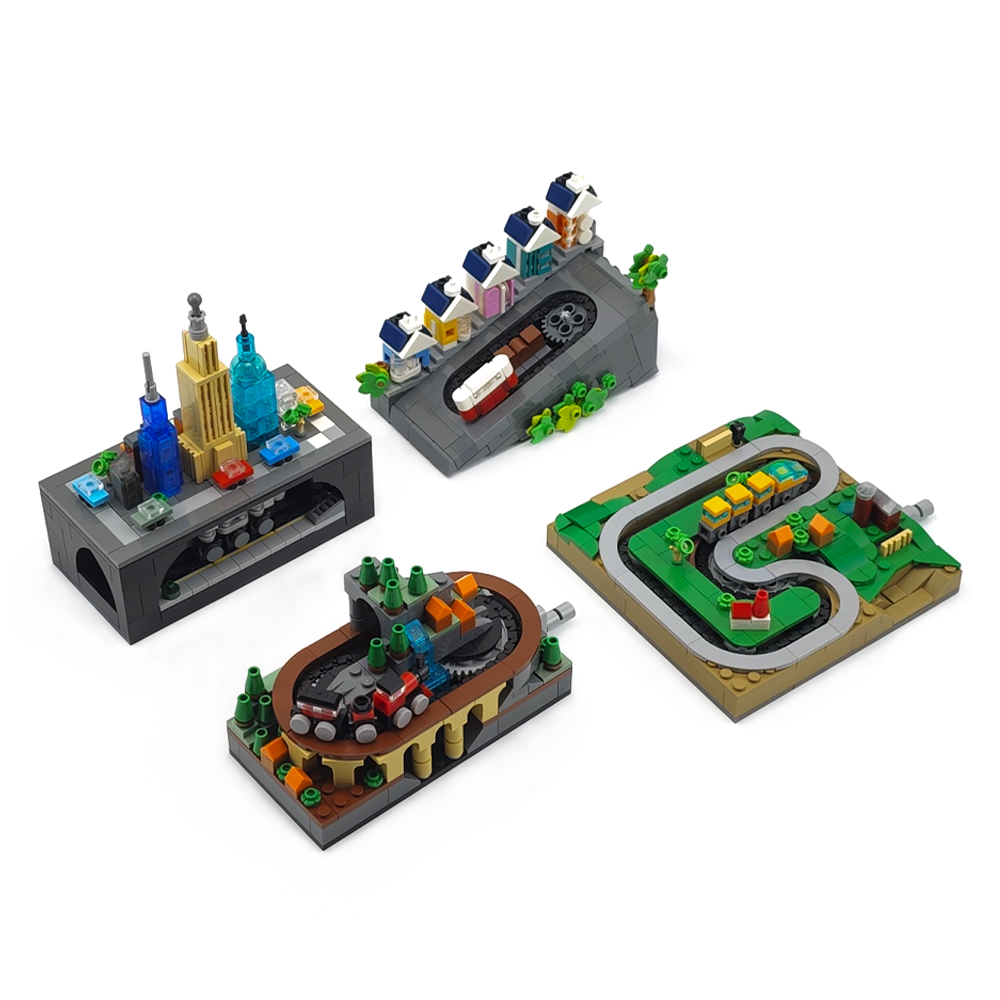 MOC Schienen-Eisenbahn-Set DIY – Model Kit Runner Bewertung und Preis
