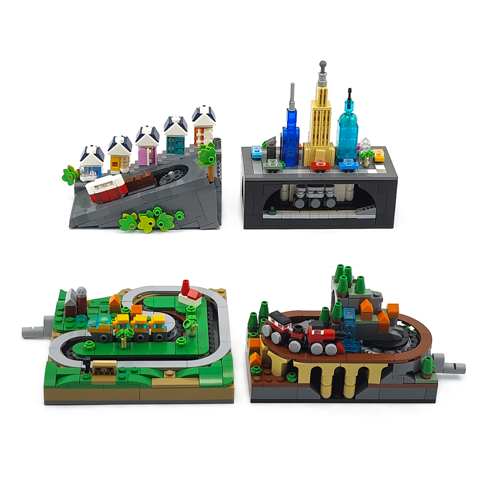 MOC Schienen-Eisenbahn-Set DIY – Model Kit Runner Bewertung und Preis