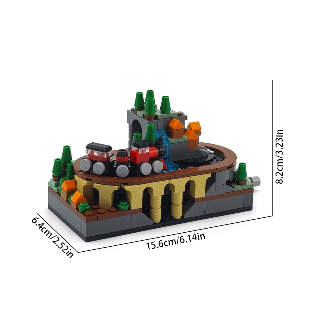 MOC Schienen-Eisenbahn-Set DIY – Model Kit Runner Bewertung und Preis