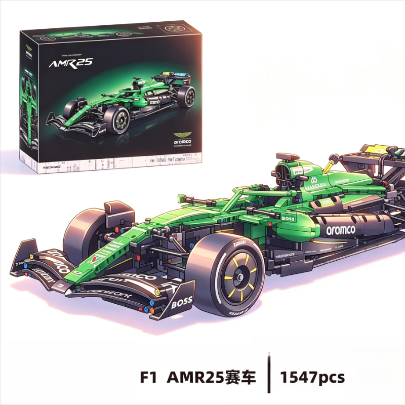 Kreatives MOC 1:8 AMR25 Martin – Model Kit F1 Bewertung und Preis