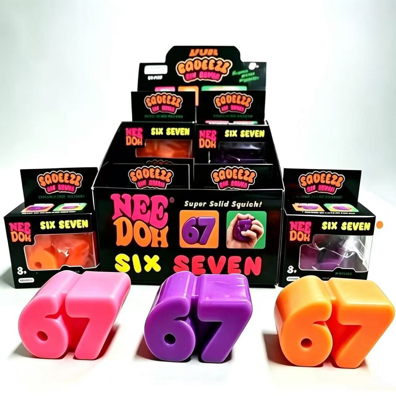 Sechs-Sieben-Zahlen TPR Squish – Model Kit Eva Bewertung und Preis