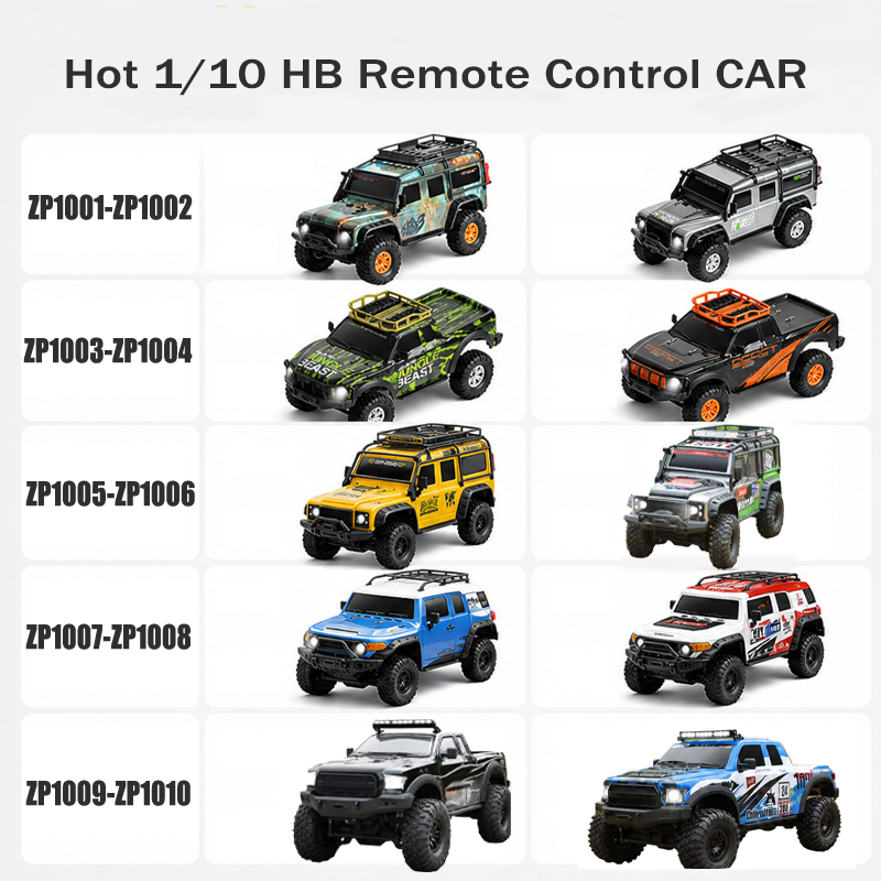 Heißer 1/10 HB ZP1001-ZP1010 F – Hot Wheels Car Monster Trucks Bewertung und Preis